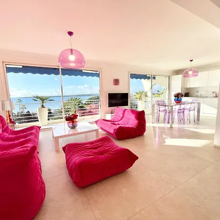 Royal Pink - Design - Vue De Reve - Parking Gratuit شقة كان