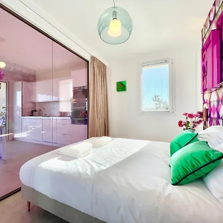 شقة Royal Pink - Design - Vue De Reve - Parking Gratuit