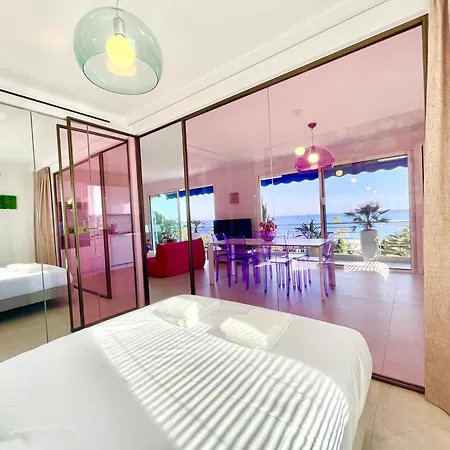 شقة Royal Pink - Design - Vue De Reve - Parking Gratuit *