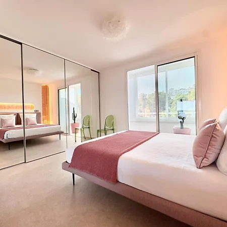 Royal Pink - Design- Vue De Reve - Parking Gratuit Appartamento Cannes