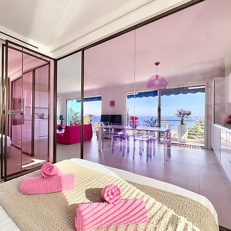 Royal Pink - Design- Vue De Reve - Parking Gratuit Cannes